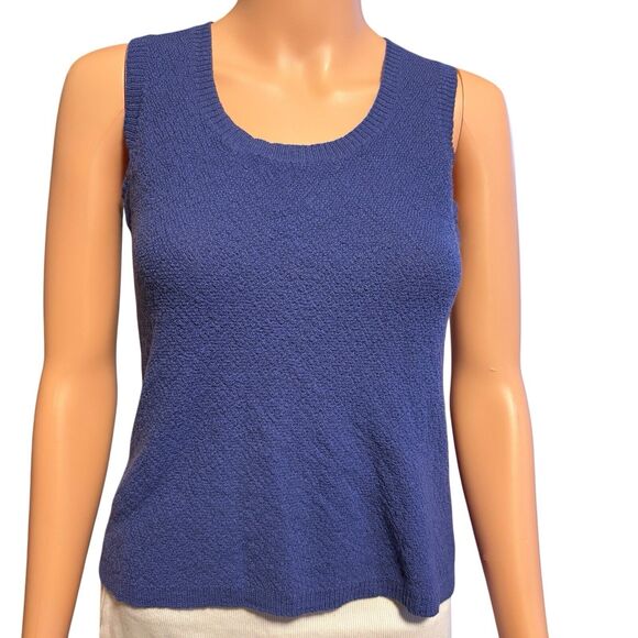 Eileen Fisher Size XS Petite PP Purple Cami + Cardigan Set 100% Italian Wool - Picture 2 of 6